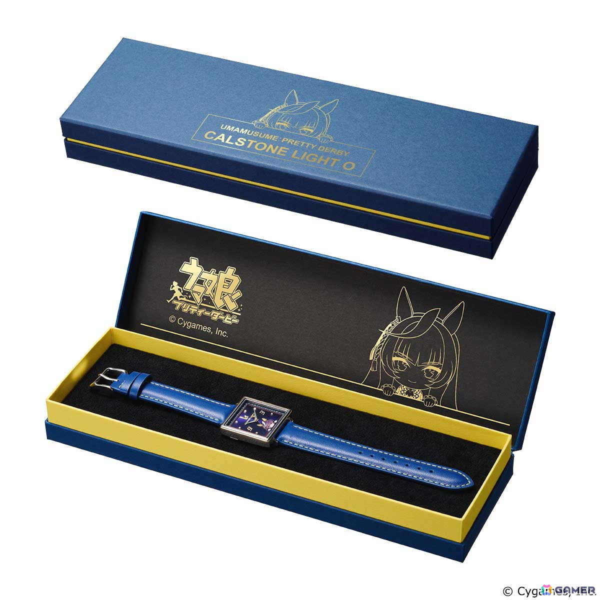 ウマ娘 プリティーダービー」文字盤から顔をのぞかせるウマ娘の姿が