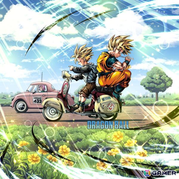 ドラゴンボール レジェンズ」鳥山明先生のイラストと「レジェンズ」の