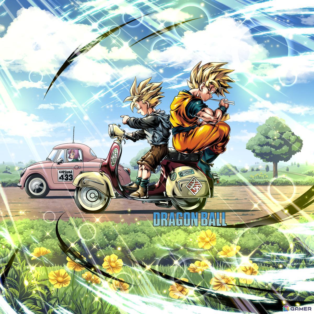 ドラゴンボール レジェンズ」鳥山明先生のイラストと「レジェンズ」の