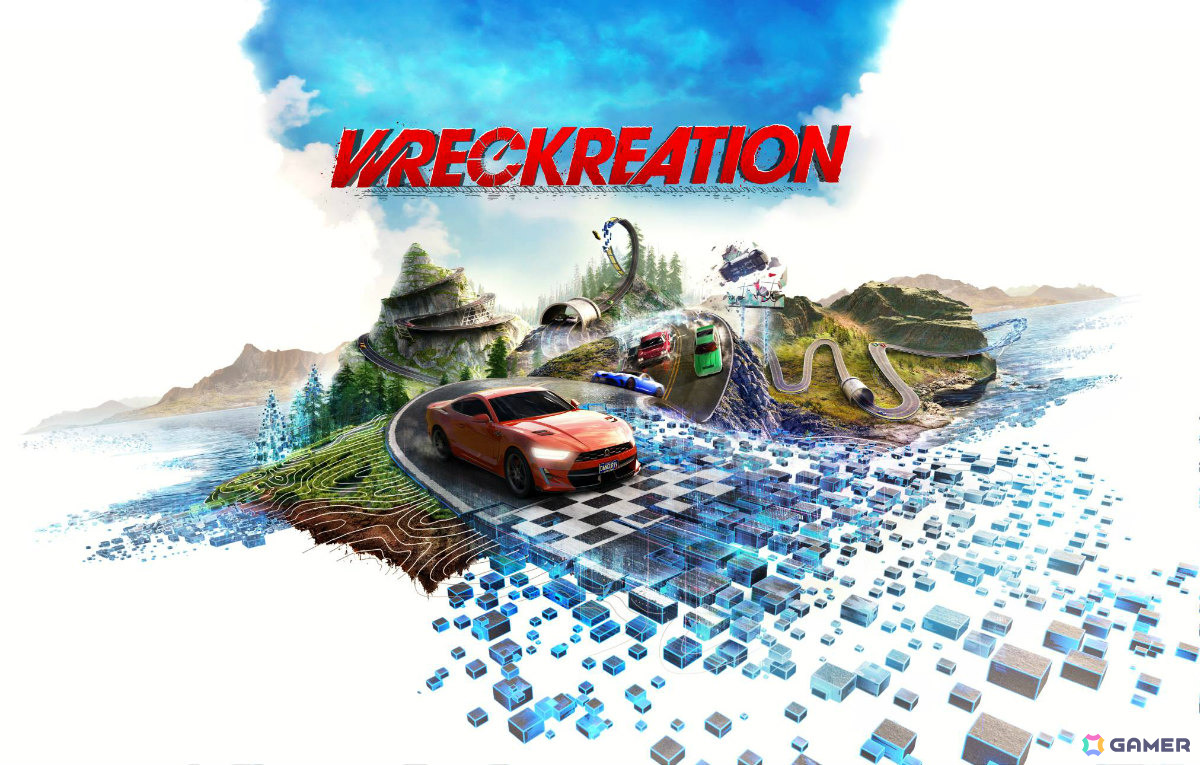 走りながらコースを作れる創造系ドライビングゲーム「Wreckreation」が配信！400平方キロメートル超の広大なオープンワールドを自由に冒険しようの画像