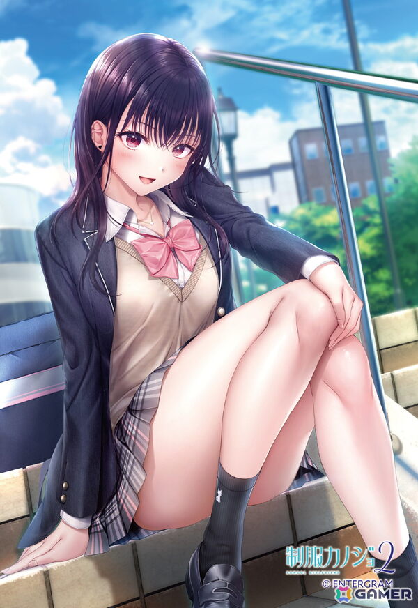 「制服カノジョ2」ヒロインとのその後を描く無料DLC「もっといちゃらぶパックAct.2 桃尻芹香」の情報が公開!「Act.1 八尋実桜」が配信開始の画像