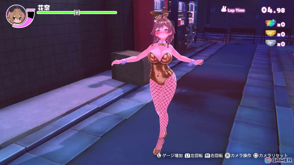 「へべれけ ばにーがーでん」のパッチ1.0.1が配信！パンツを108枚集めた紳士へのご褒美として黄金に輝くバニースーツ「ゴールデンバニー」が追加の画像4