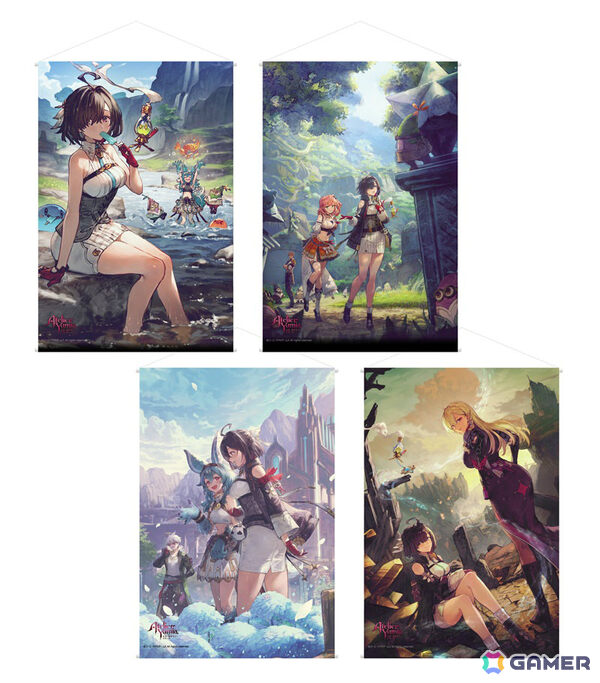 「ユミアのアトリエ」べにたま氏による描き下ろしB2タペストリーや“見つめ合えるBIGアクリルスタンド”などの新グッズ＆オンラインくじが販売開始！の画像2