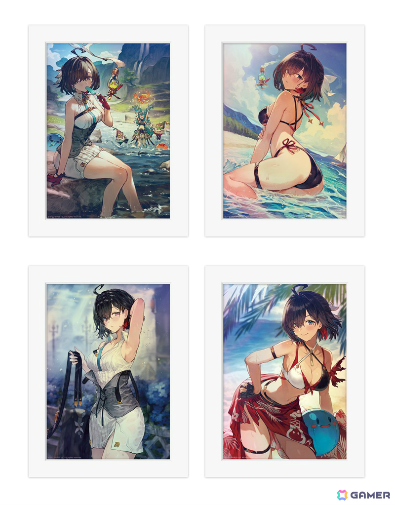 ユミアのアトリエ」べにたま氏による描き下ろしB2タペストリーや