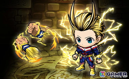 「ポコロンダンジョンズ」で開催中のアニメ「僕のヒーローアカデミア」とのコラボにオールマイトたちが11月1日より登場！の画像