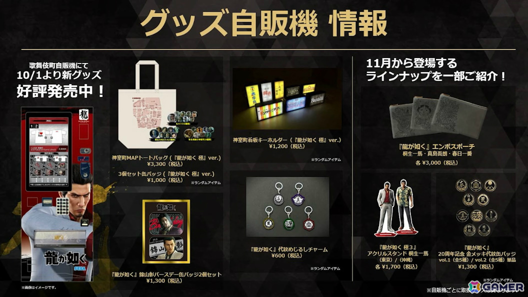 「龍が如く」の舞台が制作決定！約1,500名の中から登場する10名を決めるキャラクター総選挙が本日より開催の画像