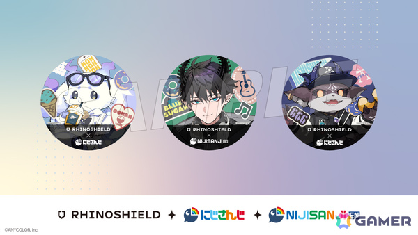 RHINOSHIELD×にじさんじのコラボが発表！ルンルンさん、でびでび・でびるさん、レン ゾットさんのキャンパスライフをテーマにしたスマホケースなどが登場の画像6
