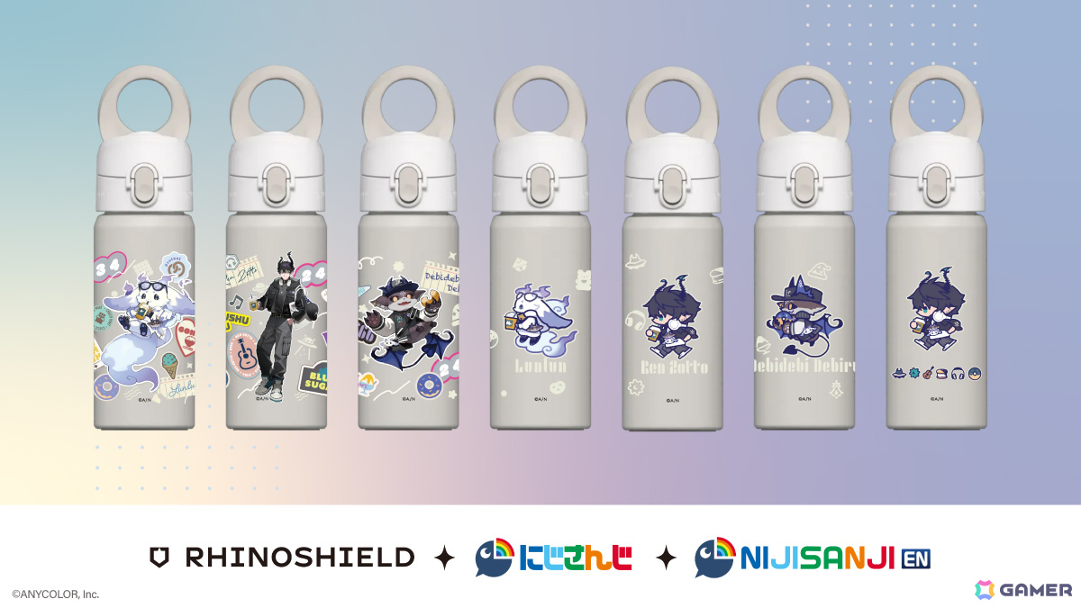 RHINOSHIELD×にじさんじのコラボが発表！ルンルンさん、でびでび・で