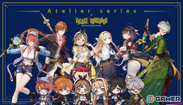 「アトリエ」シリーズとヴィレヴァンのコラボグッズが登場！ライザ、リアス、ユミアら6名のPOP風アクリルバッジなどがラインナップの画像1