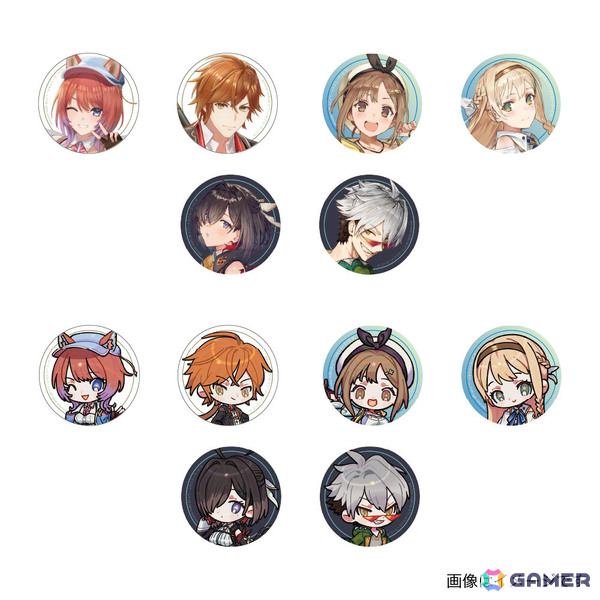 「アトリエ」シリーズとヴィレヴァンのコラボグッズが登場！ライザ、リアス、ユミアら6名のPOP風アクリルバッジなどがラインナップの画像4