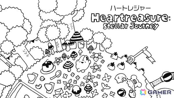 ボールペンで描かれた宇宙で“ハート”を探すポイント＆クリック型パズルゲーム「Heartreasure: Stellar Journey」が12月にリリース！の画像2