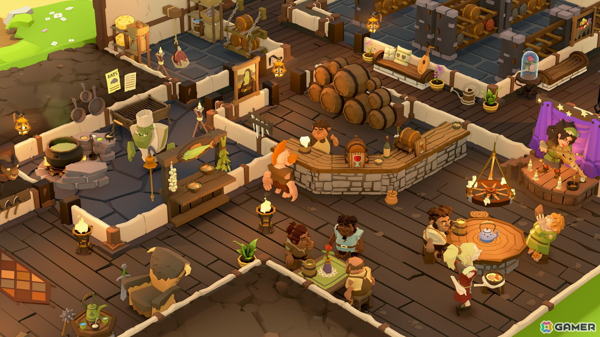 異世界酒場経営シム「Tavern Keeper」早期アクセス版がSteamにて配信!自由な酒場レイアウトやファンタジーな物語性も魅力の画像