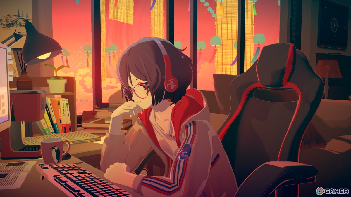 小説書きの少女との通話で作業効率化!Steam向け作業用アドベンチャーゲーム「Chill With You : Lo-Fi Story」の配信日が11月17日に決定の画像