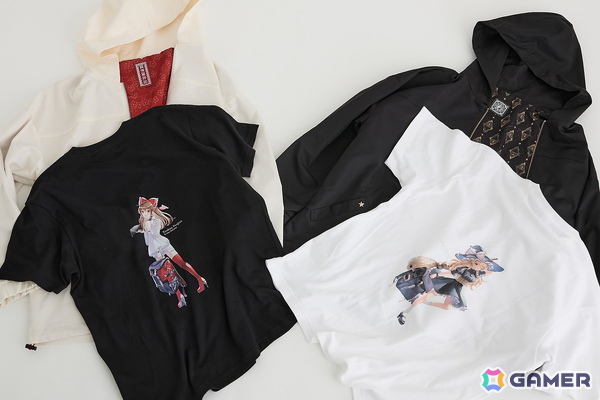 「東方Project」霊夢と魔理沙がモチーフのコラボアウター＆TシャツがSuperGroupiesより登場！Tシャツには「ののこ」氏のイラストをプリントの画像2