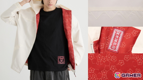 「東方Project」霊夢と魔理沙がモチーフのコラボアウター＆TシャツがSuperGroupiesより登場！Tシャツには「ののこ」氏のイラストをプリントの画像3