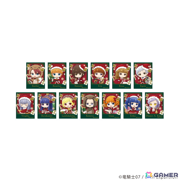 「うみねこのなく頃に」クリスマスがテーマのミニキャライラストグッズが登場！POP UPコーナーが開催！eeo Store池袋本店にて12月13日より開催の画像11