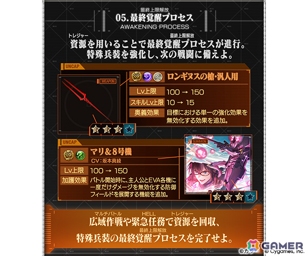 「グラブル」×「エヴァンゲリオン」コラボは11月5日より開催!イベント参加でシンジ&初号機、レイ&零号機が仲間にの画像