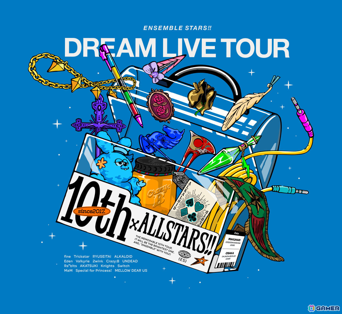 「あんさんぶるスターズ！！ DREAM LIVE Tour 10th xALL STARS!!」は幕張公演4日間、大阪公演3日間の全14公演で開催！の画像