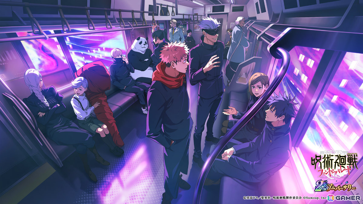 「呪術廻戦 ファントムパレード」2周年キービジュアルが公開！Who-ya Extendedの「Chained Chase」ライブや新情報を届ける公式放送が11月16日に配信の画像