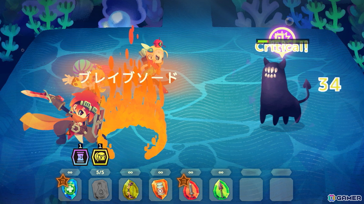 宝石に封じられた仲間を集めて戦うパーティ構築型ローグライクゲーム「ビビッドワールド」がSteamで配信！の画像