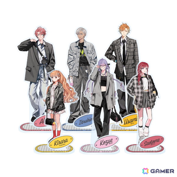 にじさんじより「GRAY×ACCENT」グッズが11月6日18時から販売開始！イブラヒムさんや雲母たまこさんら6名が参加の画像3
