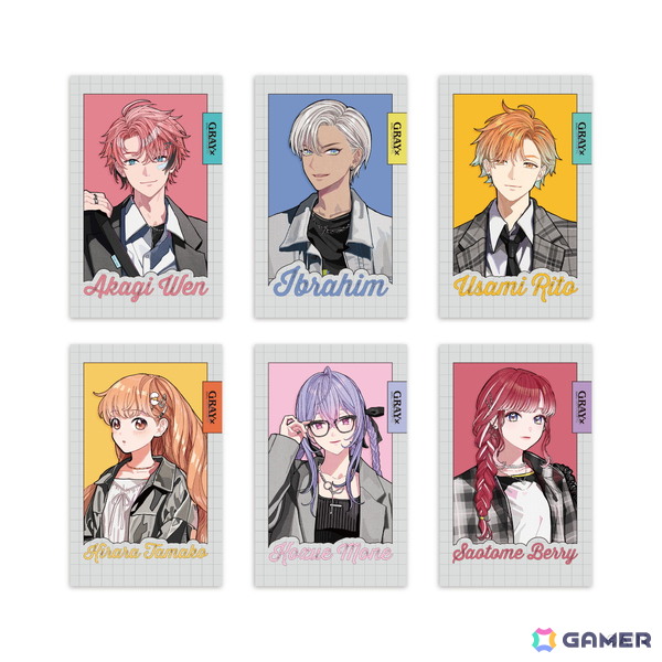 にじさんじより「GRAY×ACCENT」グッズが11月6日18時から販売開始！イブラヒムさんや雲母たまこさんら6名が参加の画像4