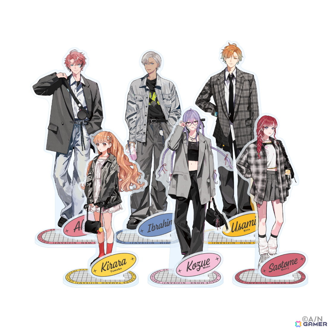 にじさんじより「GRAY×ACCENT」グッズが11月6日18時から販売開始