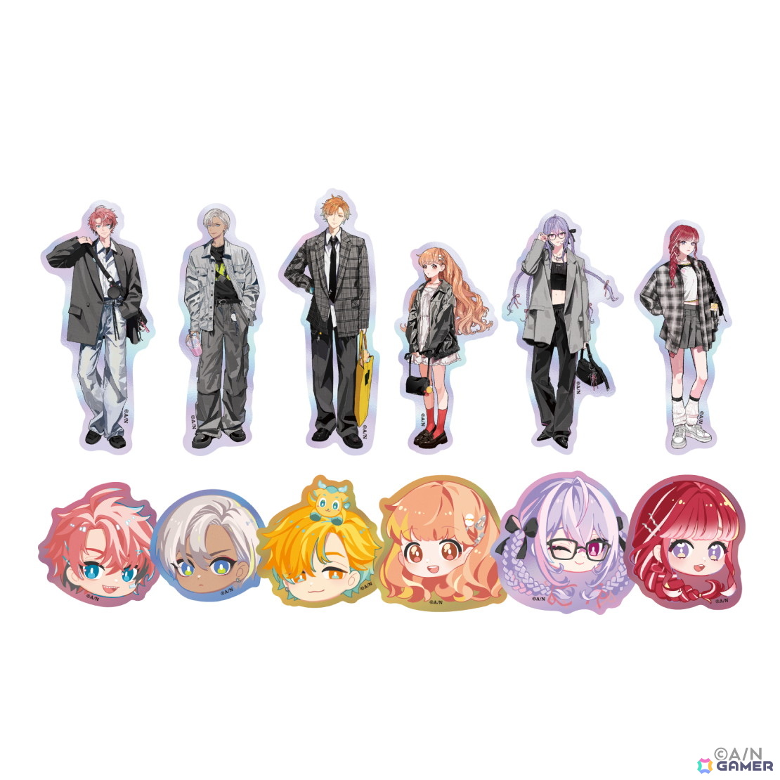 にじさんじより「GRAY×ACCENT」グッズが11月6日18時から販売開始