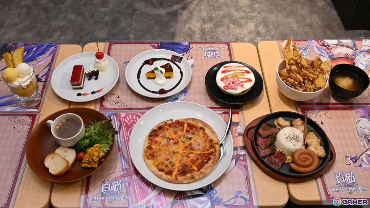 「白猫プロジェクト NEW WORLD'S アフターハロウィンパーティーカフェ」内覧会レポート!ボリューム満点のフードメニューやハロウィン仕様のグッズに注目の画像