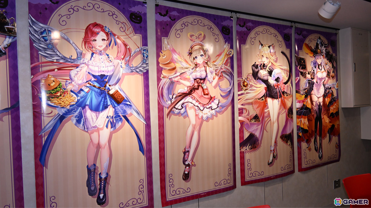 「白猫プロジェクト NEW WORLD'S アフターハロウィンパーティーカフェ」内覧会レポート!ボリューム満点のフードメニューやハロウィン仕様のグッズに注目の画像