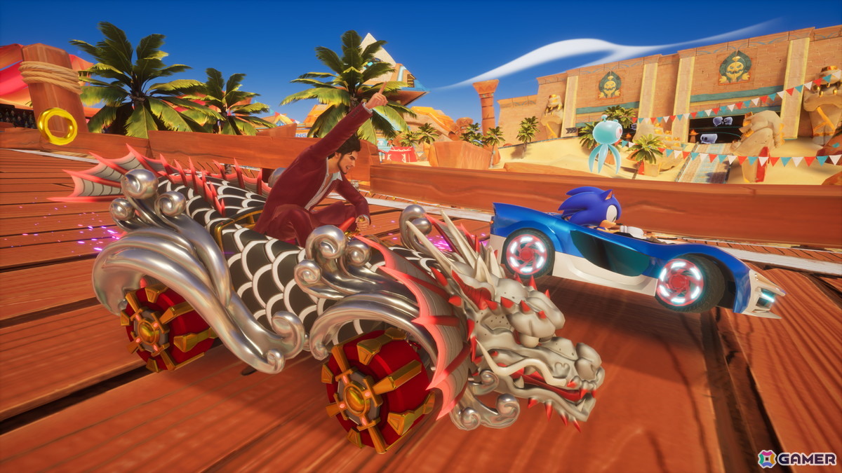 「ソニックレーシング クロスワールド」で無料アップデート「春日一番（「龍が如く」）」が配信！声優・中谷一博さんによるプレイ動画も公開の画像