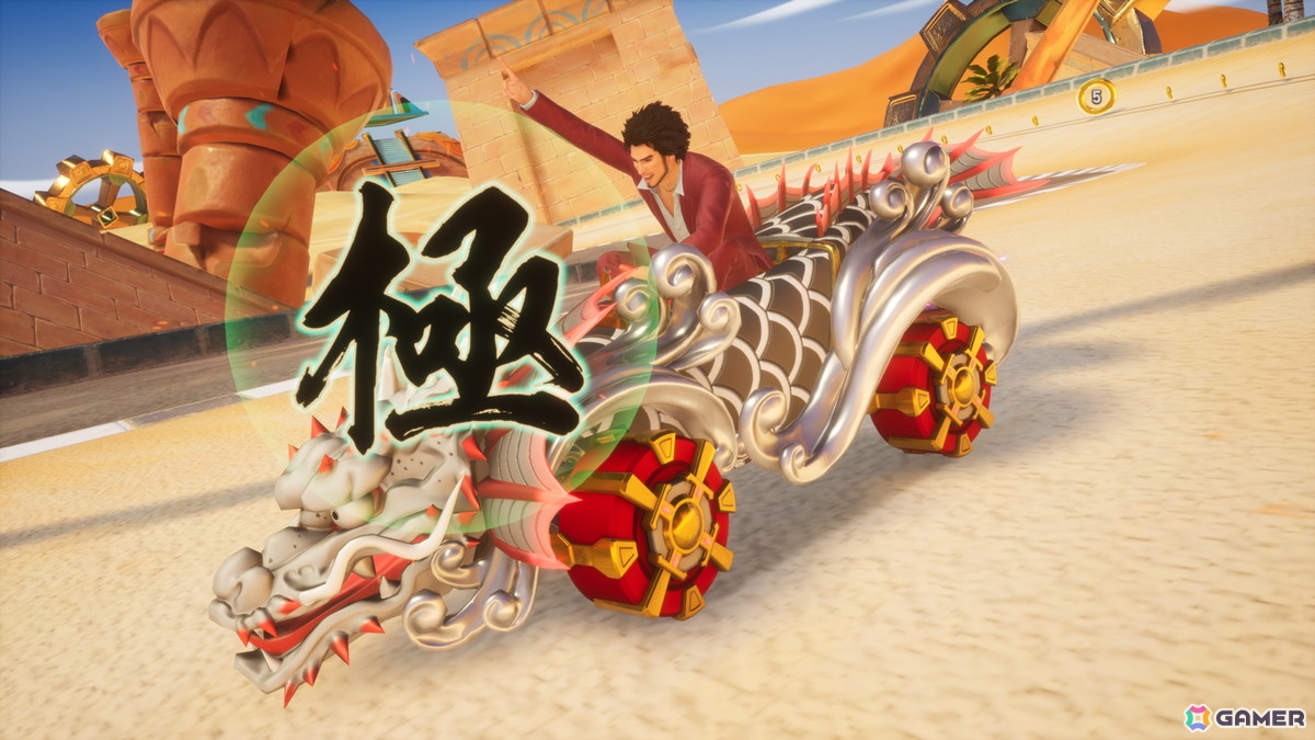 「ソニックレーシング クロスワールド」で無料アップデート「春日一番（「龍が如く」）」が配信！声優・中谷一博さんによるプレイ動画も公開の画像