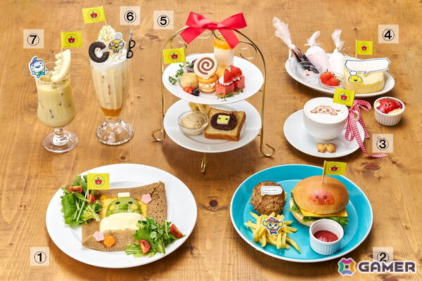 「たまごっちのプチプチおみせっち」シリーズとカプコンカフェ池袋店＆梅田店のコラボメニューが公開！の画像1