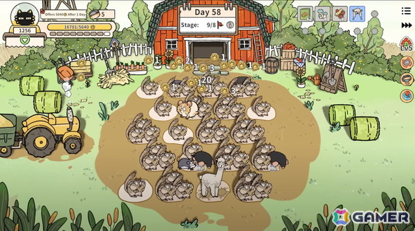 「Cat God Ranch」のPS5/Xbox版が11月20日に配信!猫神様にお供え物を献上するため動物を組み合わせて牧場を経営するローグライク農場シムの画像