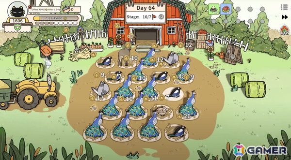 「Cat God Ranch」のPS5/Xbox版が11月20日に配信!猫神様にお供え物を献上するため動物を組み合わせて牧場を経営するローグライク農場シムの画像
