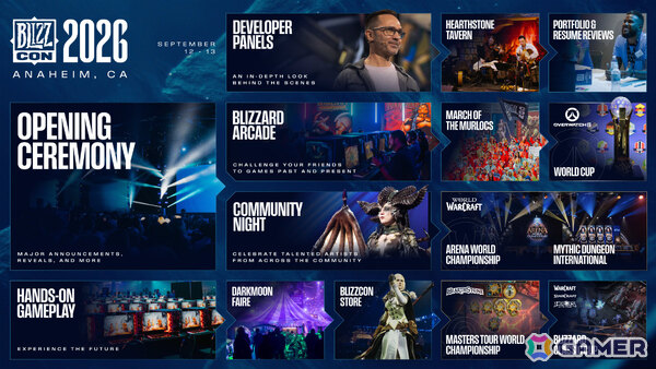 「BlizzCon 2026」オープニングセレモニーや試遊、開発者パネル、BlizzConチャリティーナイトなどプログラムの詳細が発表！の画像2