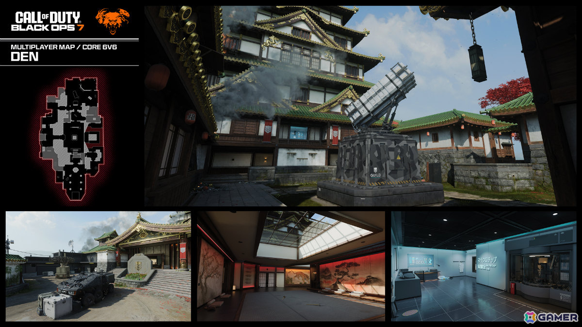 「COD: BO7」ローンチ時にプレイ可能となるマルチプレイヤーマップやゲームモードを紹介!日本をテーマにしたマップもの画像