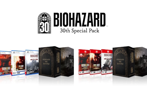 「バイオハザード レクイエム」をはじめとする3タイトルを収めた特別なパッケージセット「バイオハザード 30th Special Pack」が同日2月27日に発売！