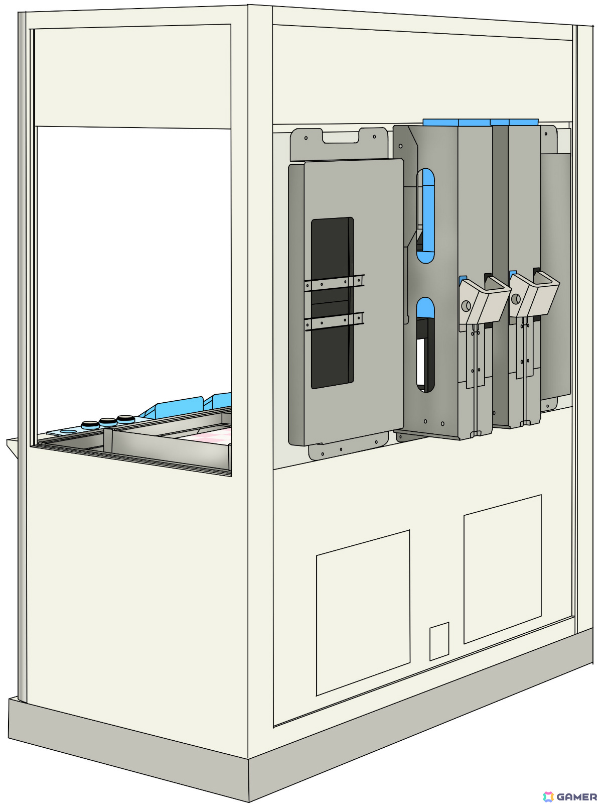 「アイマス」を手掛けた小山順一朗氏と日本工学院の学生によるAIおもてなしクレーンゲーム「アシストキャッチャー」がアミューズメントエキスポ 2025で初公開！の画像3