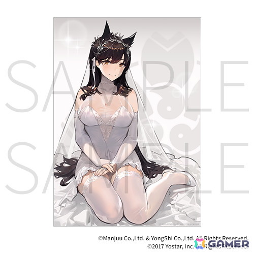 「アズレン スウィートナイト～おやすみなさい、指揮官～」がオンラインくじとして再販開始！シリアス、チェシャー、ブレマートンが描き下ろしランジェリー姿にの画像