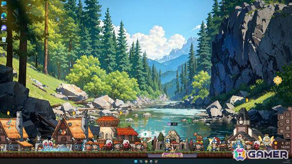 勇者たちの村を築きモンスターに立ち向かうデスクトップ放置系ゲーム「だらだら村」がSteamでリリース!の画像
