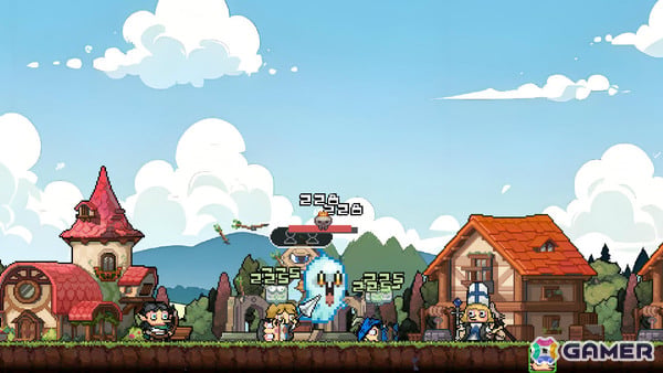 勇者たちの村を築きモンスターに立ち向かうデスクトップ放置系ゲーム「だらだら村」がSteamでリリース!の画像