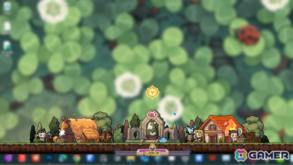 勇者たちの村を築きモンスターに立ち向かうデスクトップ放置系ゲーム「だらだら村」がSteamでリリース!の画像