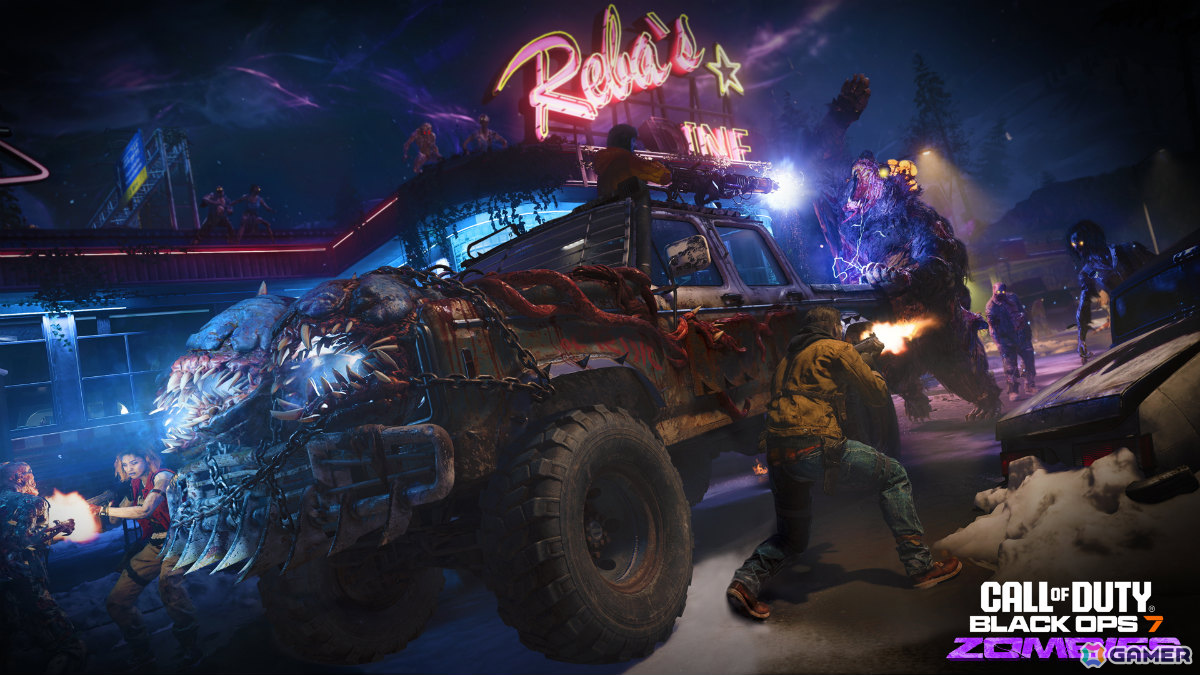 「COD: BO7」シリーズ最大規模のゾンビマップ「アッシュ オブ ザ ダムド」が登場！利用可能な装備や「パーク・ア・コーラ」などゾンビモードの詳細を紹介の画像