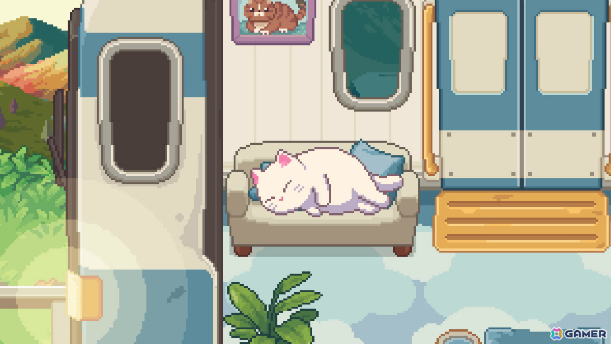 PCデスクトップにネコでいっぱいの電車を走らせる癒し系放置ゲーム「ネコの車掌さん」が2026年にリリース！の画像5