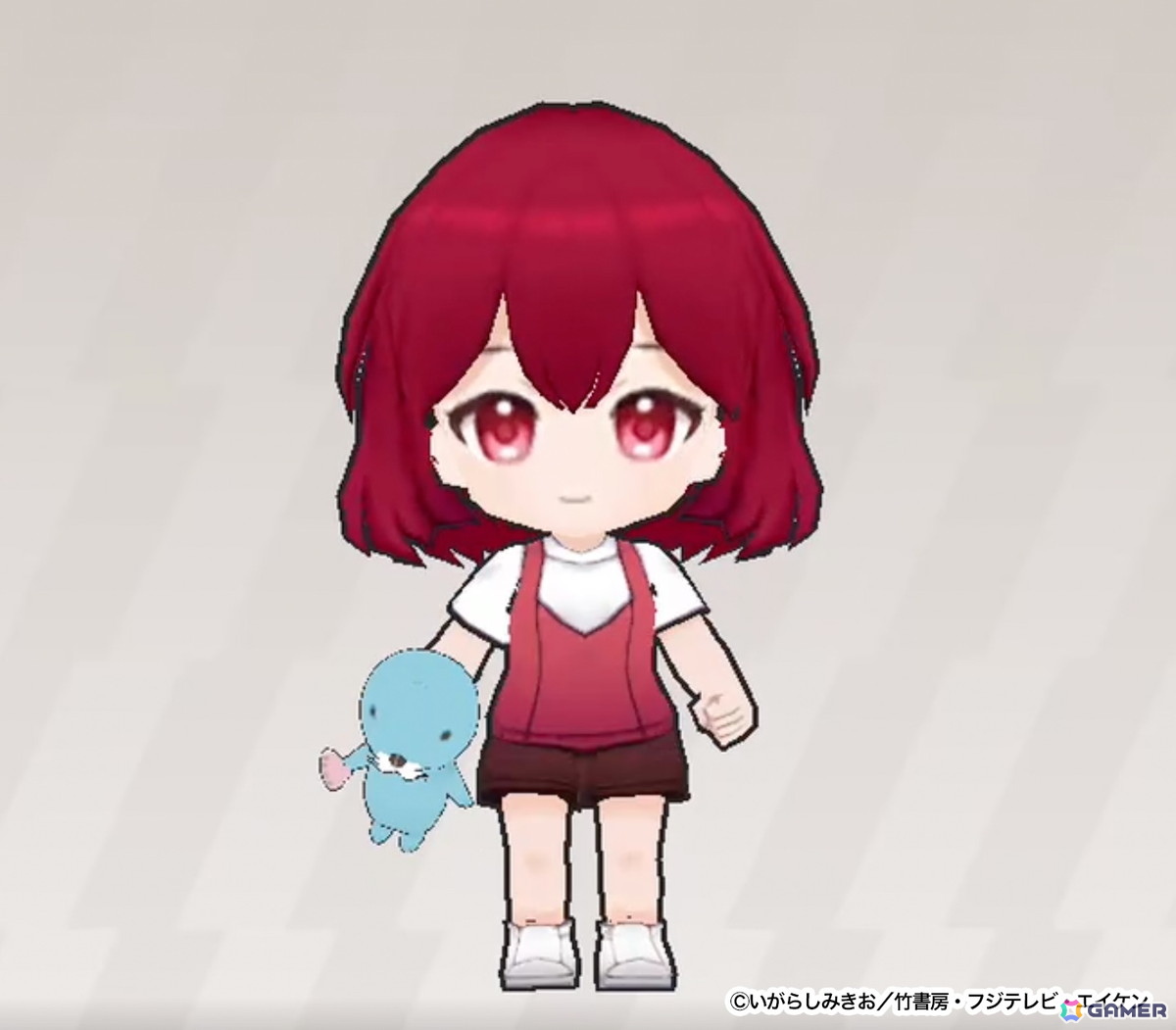 「ぼのぼの」のぬいぐるみを身につけることができる限定アクセサリー