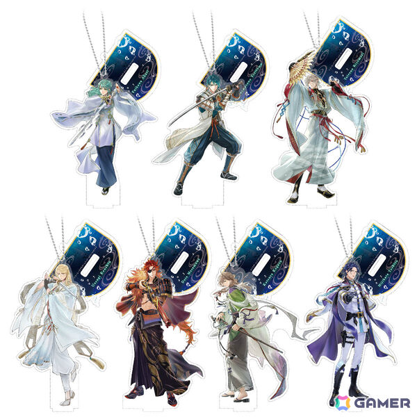 「遙かなる時空の中で 龍宮の神子」リリース記念グッズの予約受付が開始！各キャラクターデザイナーによるイラストを使ったビッグアクリルフィギュアなどが登場の画像2