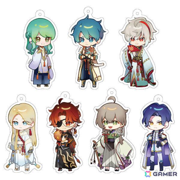 「遙かなる時空の中で 龍宮の神子」リリース記念グッズの予約受付が開始！各キャラクターデザイナーによるイラストを使ったビッグアクリルフィギュアなどが登場の画像6