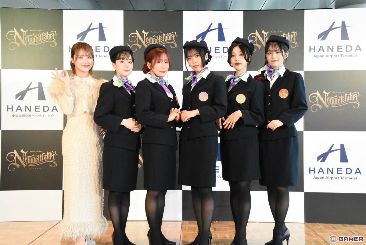 「世界に羽ばたけ！バンドリ×羽田空港 スペシャルコラボ」記者発表会見が開催！Roseliaのキャスト5名が初となるアジアツアーへ向けた意気込みと決意を語るの画像1