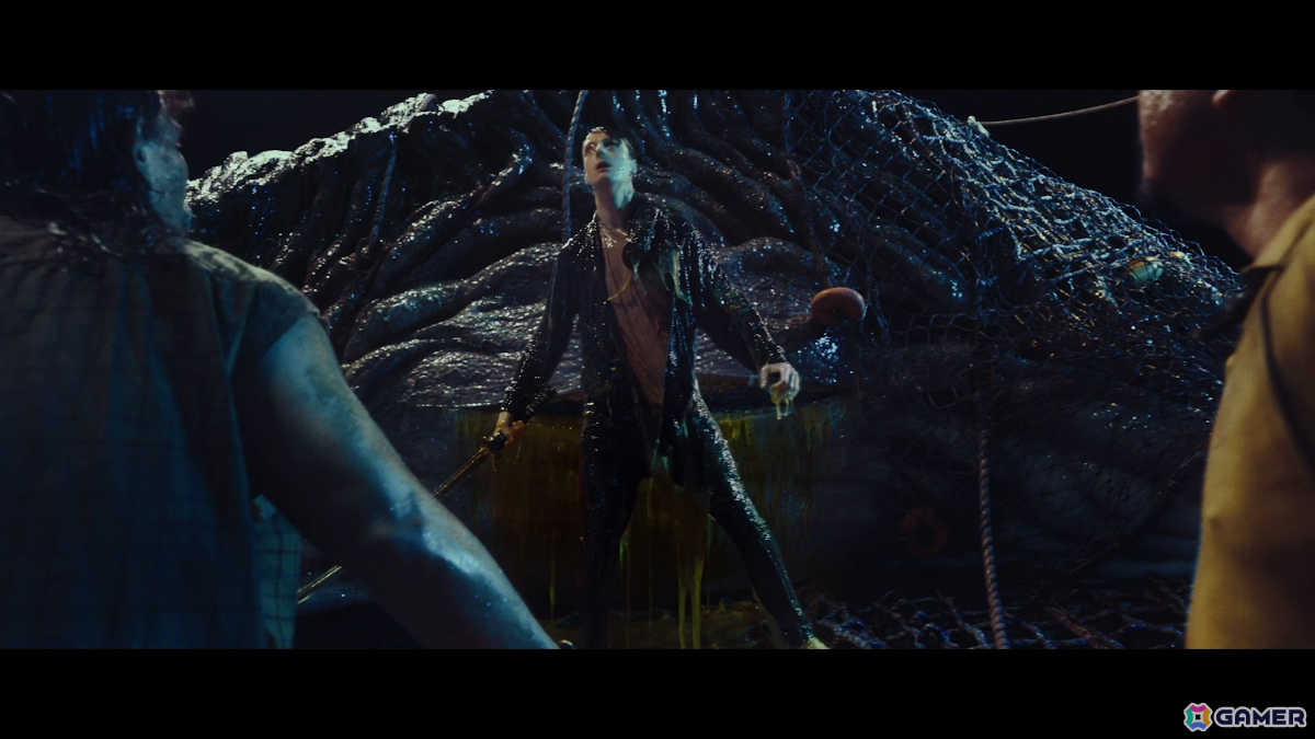 両国駅3番線ホームの巨大モニターに魔人力士が出現！屋外広告「PlayStation 5『魔人力士、降臨。』at 両国駅」が展開の画像